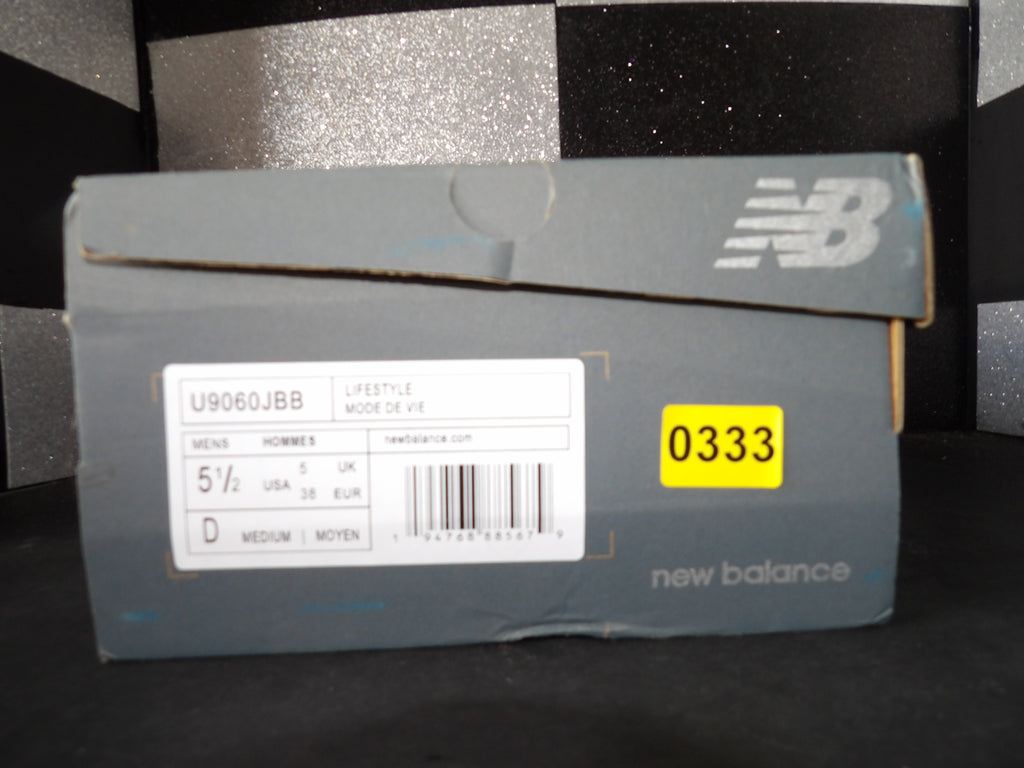 New Balance 9060 Sneakers- Black/White (US Men's 5.5)
