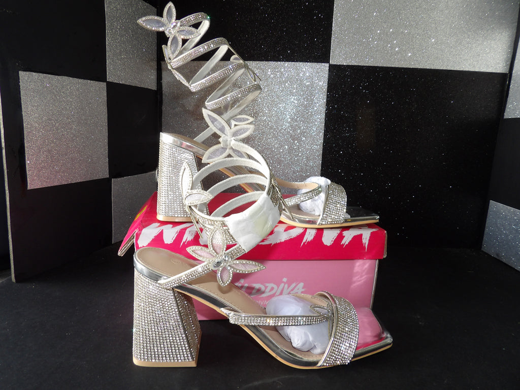 Wild Diva Adam-07 Butterfly Heels (US Women's 9)