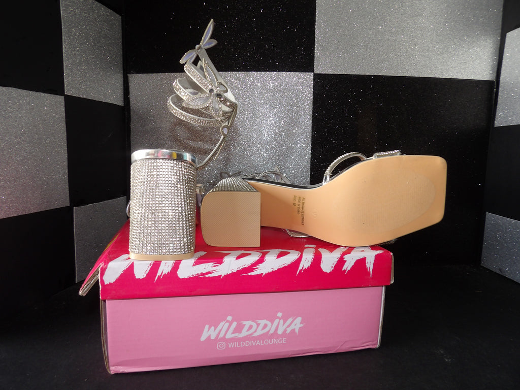 Wild Diva Adam-07 Butterfly Heels (US Women's 9)