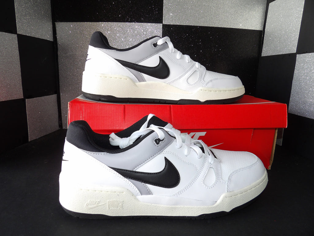 Nike Full Force Sneakers- White, Black (US Men's 12)