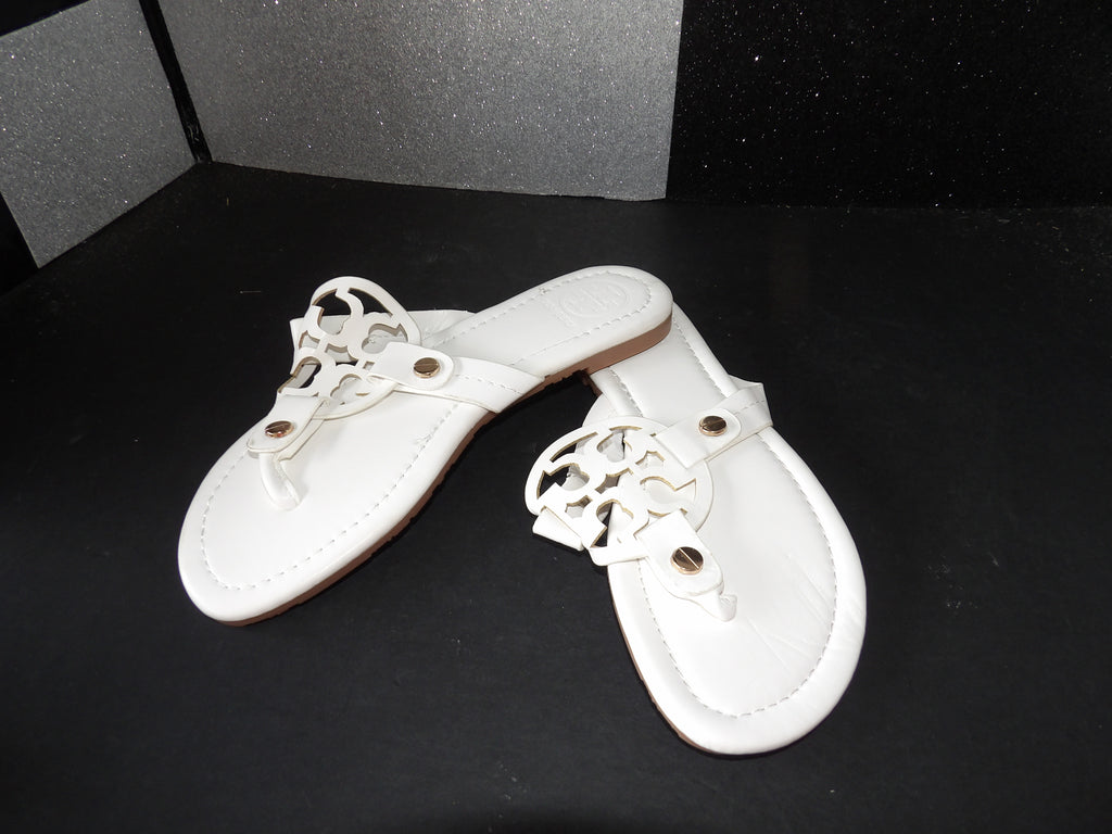 Tory Burch White Sandals (US Women's 6)