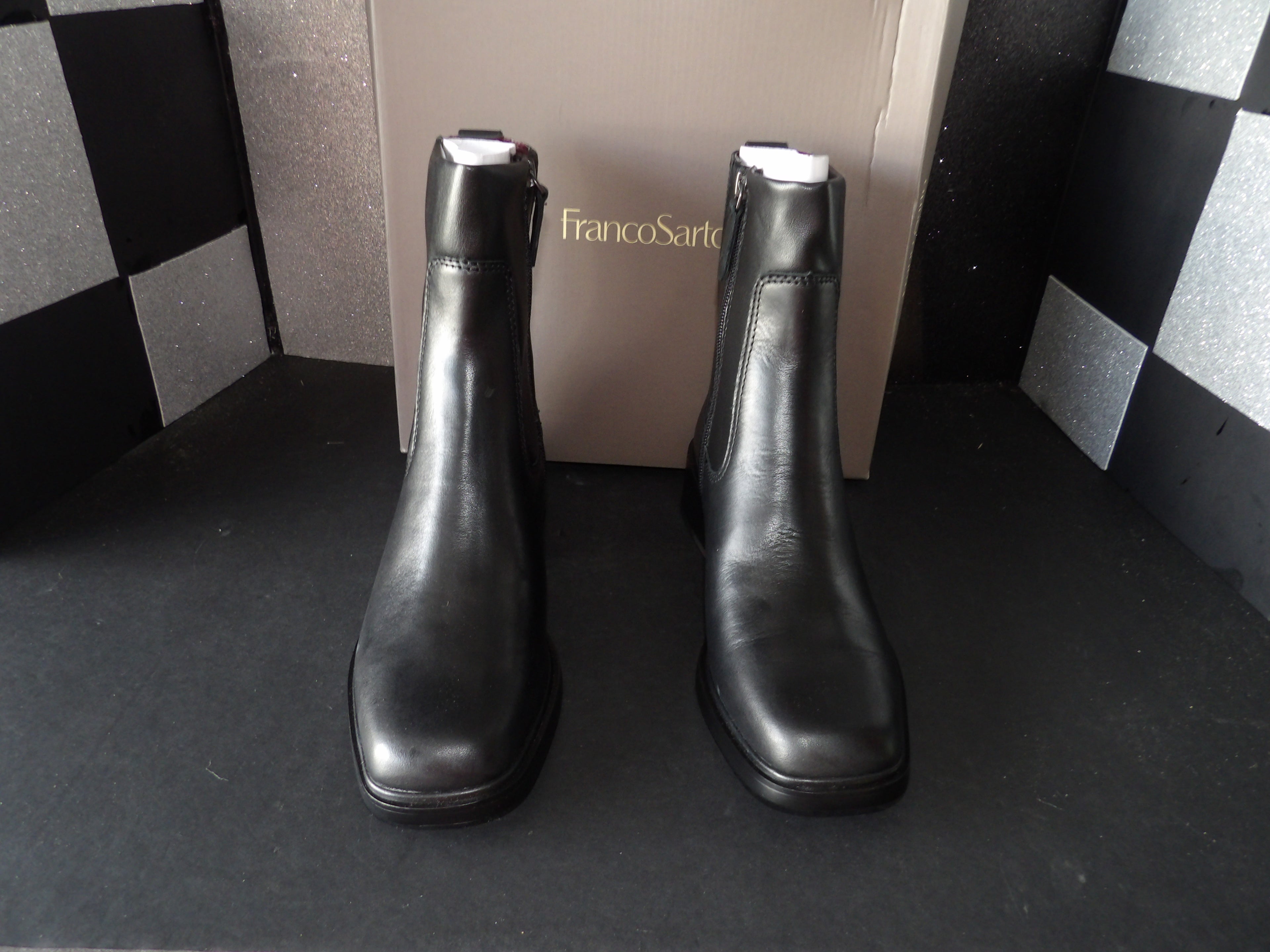 Franco Sarto Gracelyn Boot- Black (US Women's 8.5)