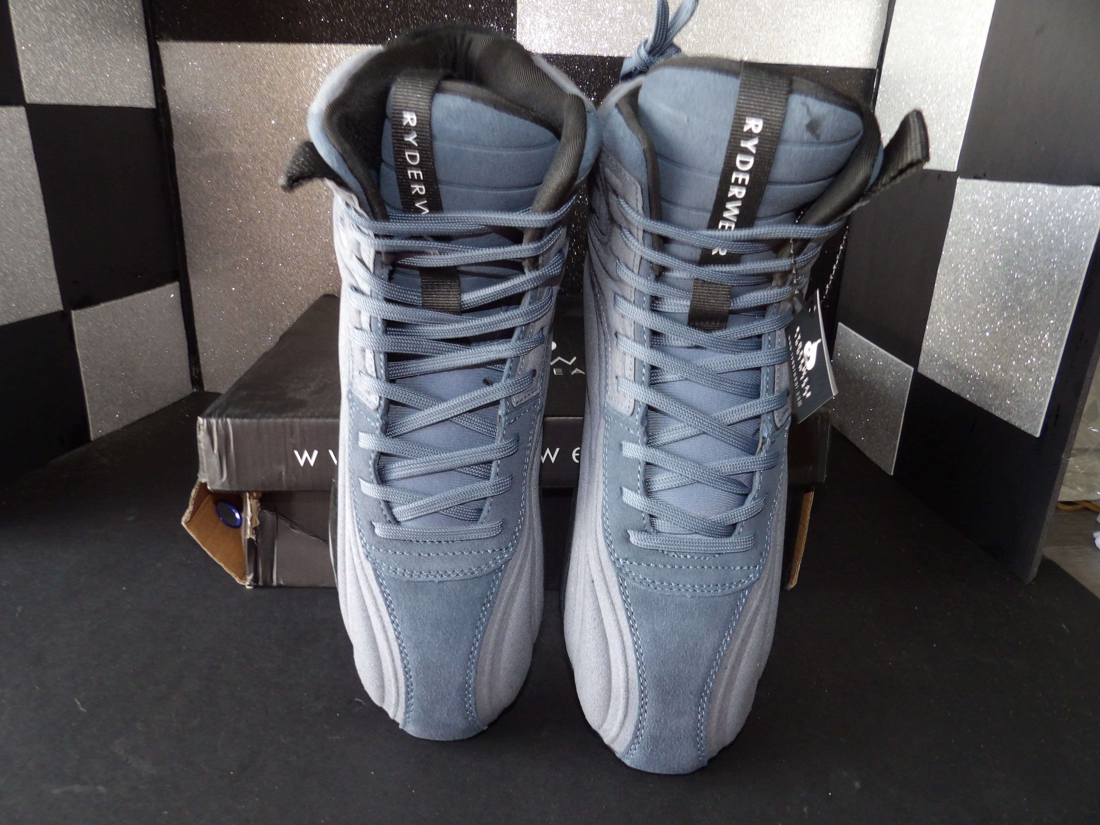 Ryderwear D-Mak Lifting Shoes- Blue, Black (US10M)