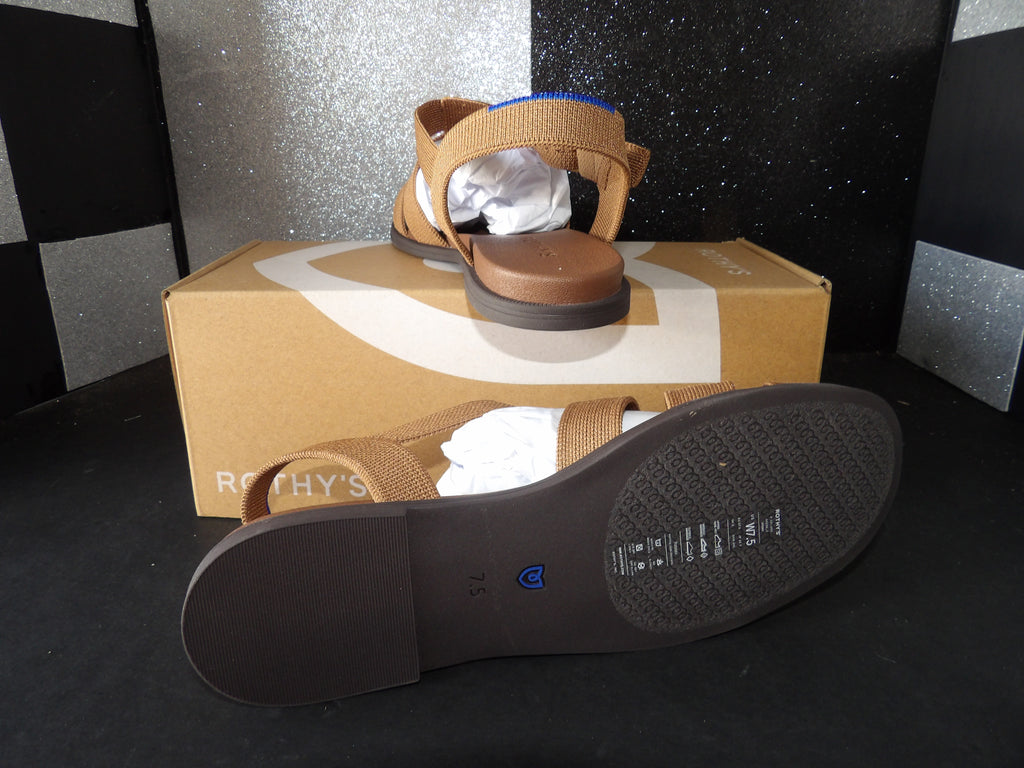 Rothys The Fisherman Sandal-Brown(Size US 7.5)