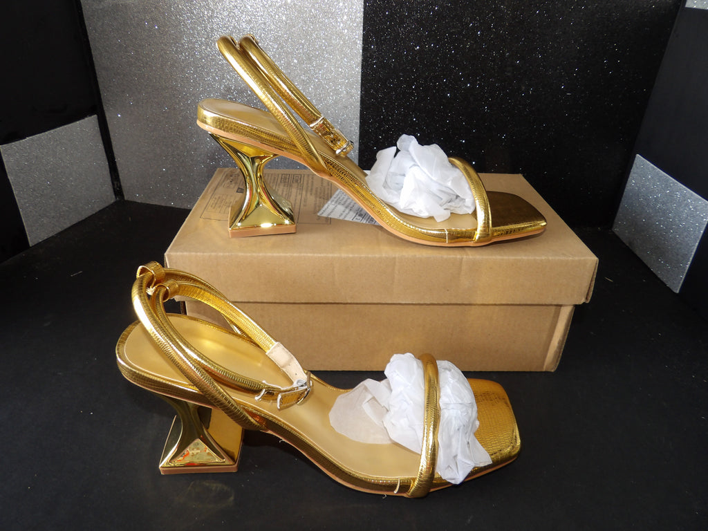 Fashion Heels- Gold (US Womens 5.5)