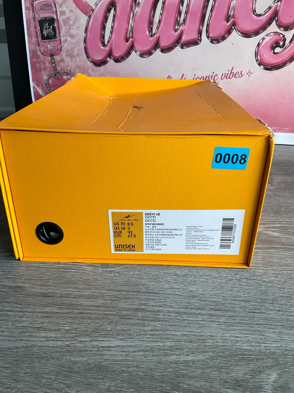 Serious Player Easy1 Hi OOTD (Size M9.5 W11)