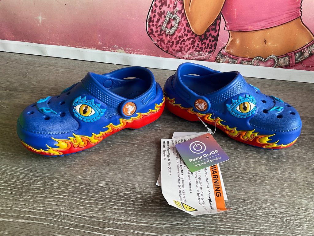 Crocs Lam Dragon Lights (Size 9 Toddler)