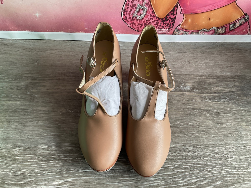 So Dance T-Strap Tap Shoe (Size W8.5)