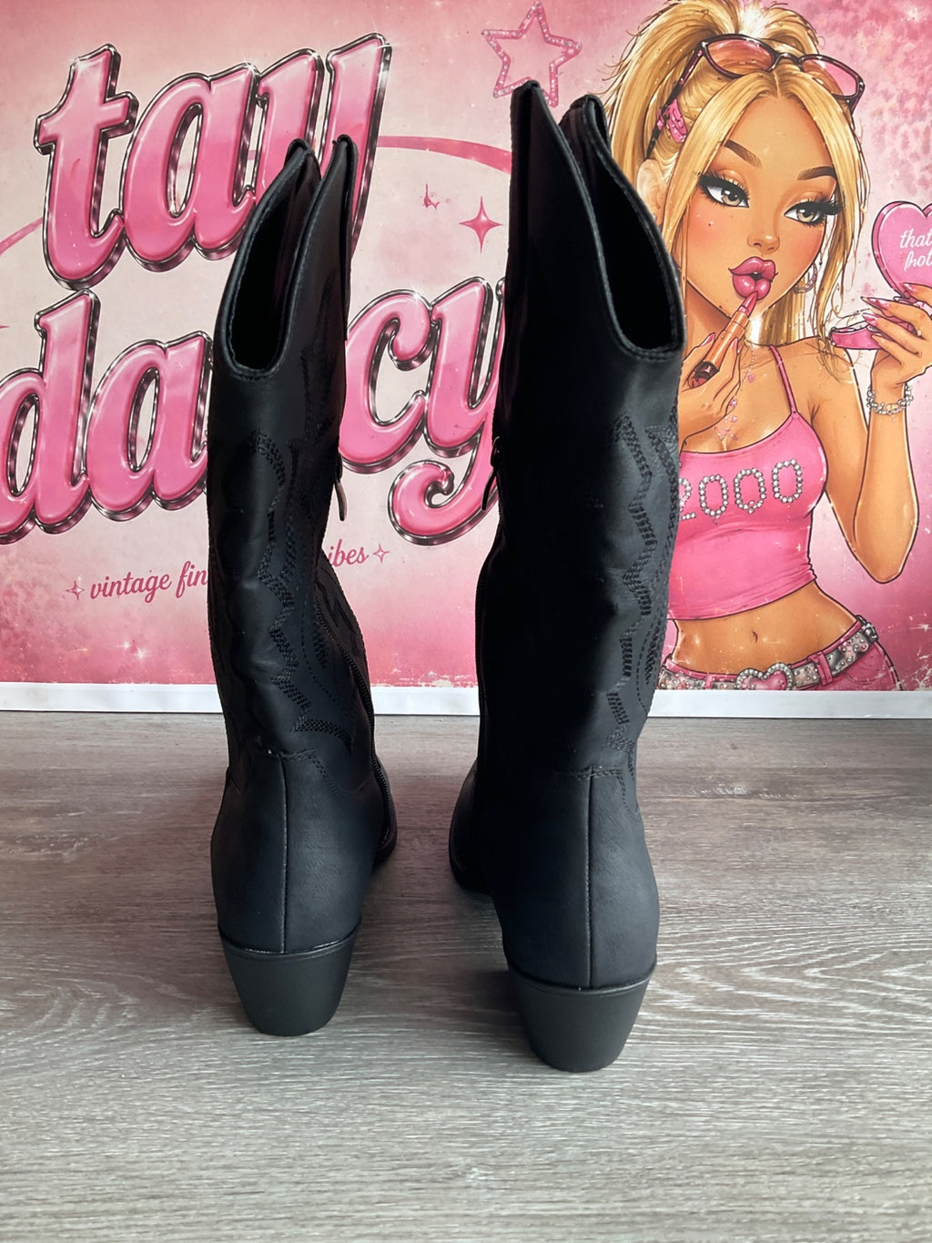 Globalwin Black Boot (Size W11)