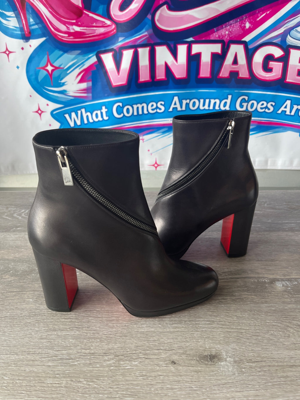 Christian Louboutin Birgitta 100 Calf (Size W7.5)