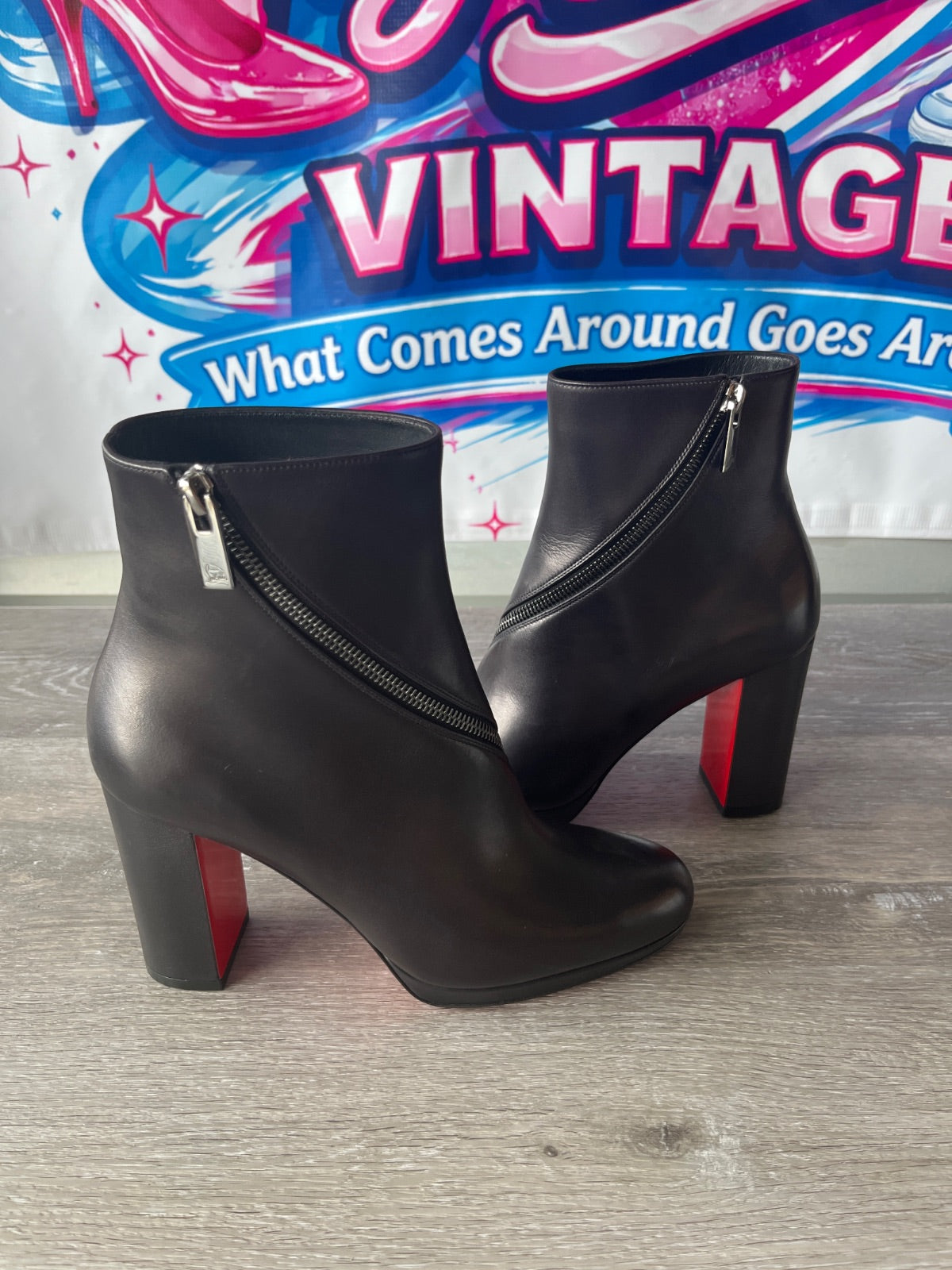 Christian Louboutin Birgitta 100 Calf (Size W7.5)