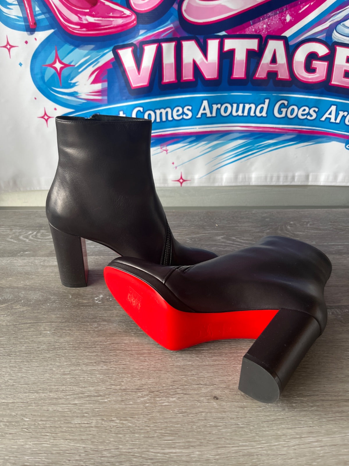 Christian Louboutin Birgitta 100 Calf (Size W7.5)