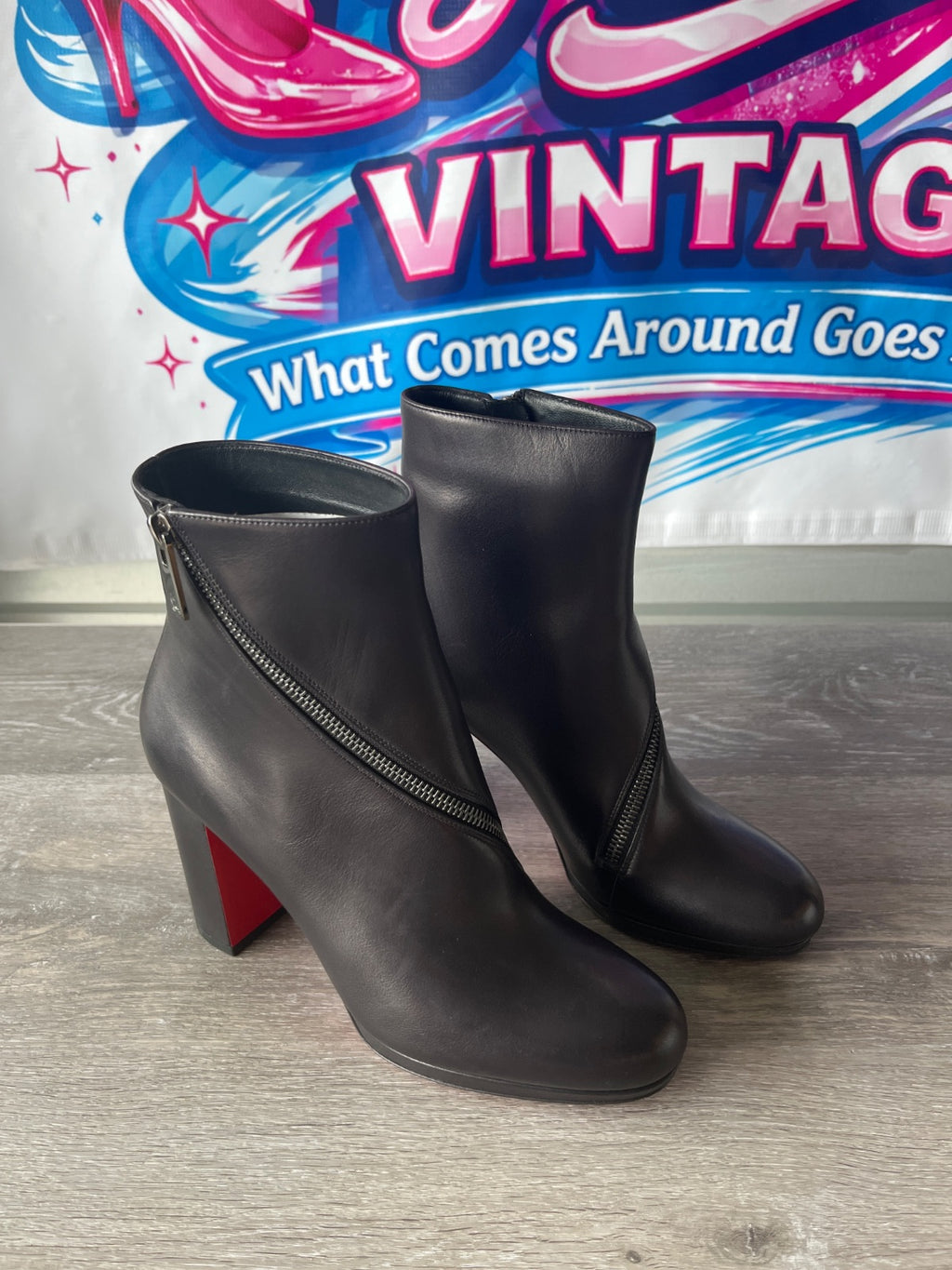Christian Louboutin Birgitta 100 Calf (Size W7.5)