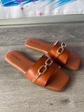SHMCH Summer Brown Sandals (Size W8.5)