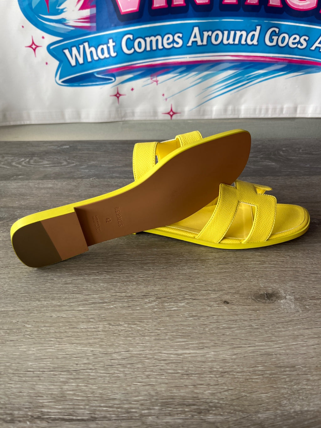 Hermes Oran Sandal (Size W11)