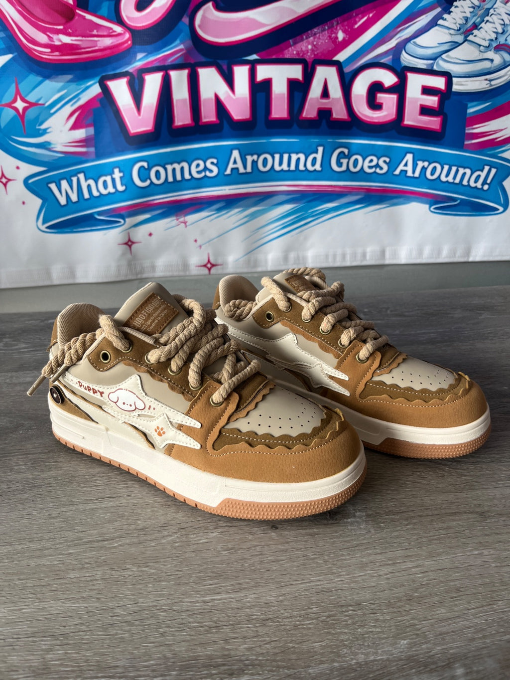 Bobos House Puppy Sneaker (Size W9)