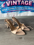 Nude Strappy Heel (Size W7)
