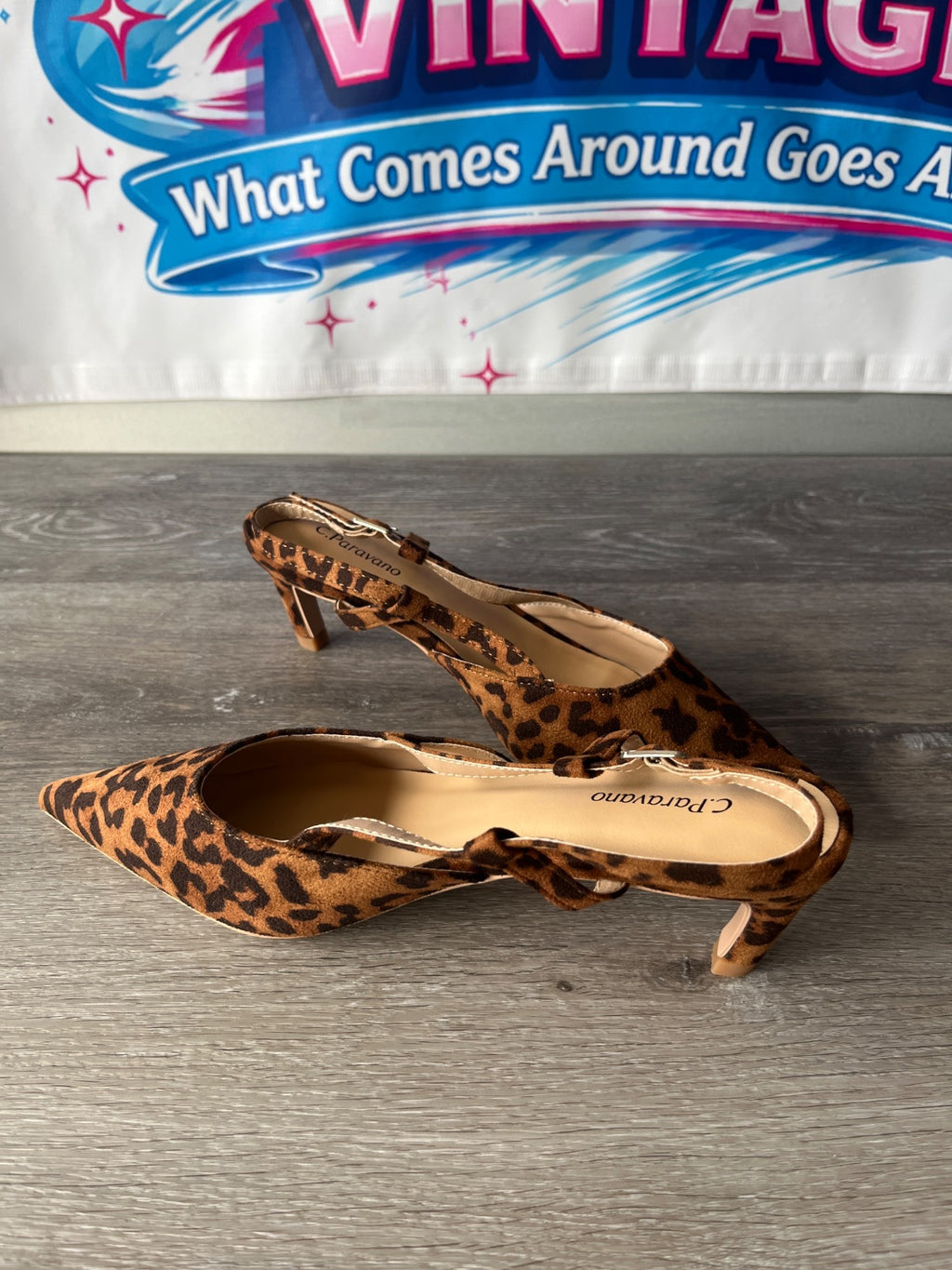 C Paravano Cheeta Heel (Size W9)