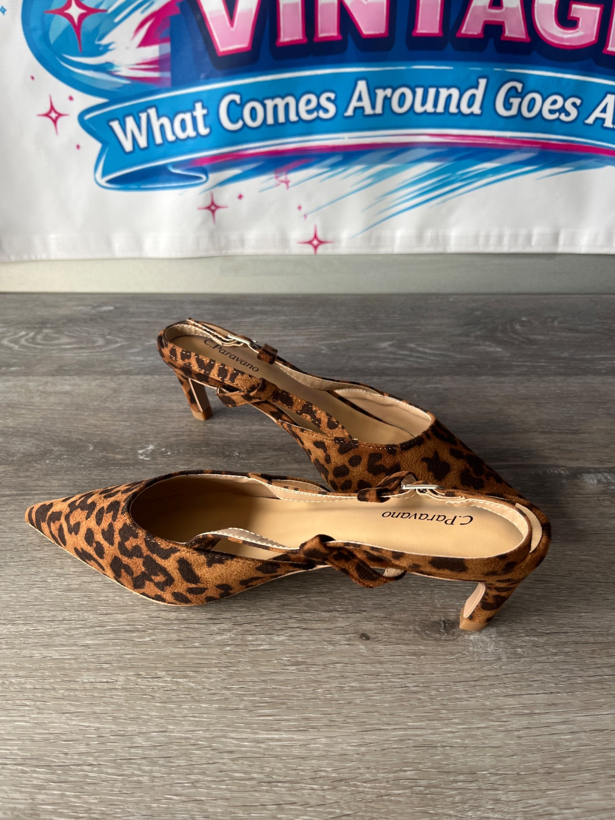 C Paravano Cheeta Heel (Size W9)
