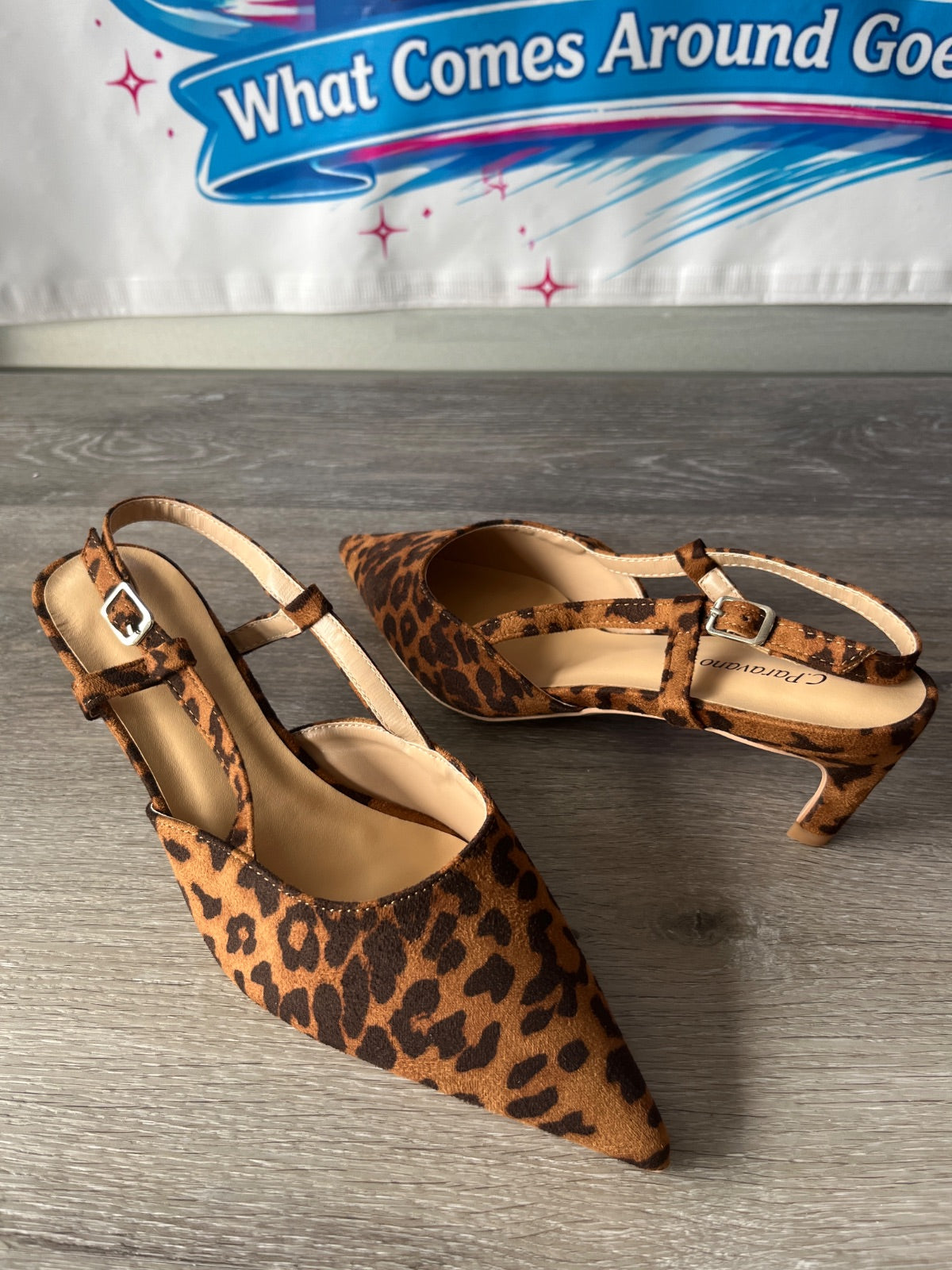 C Paravano Cheeta Heel (Size W9)