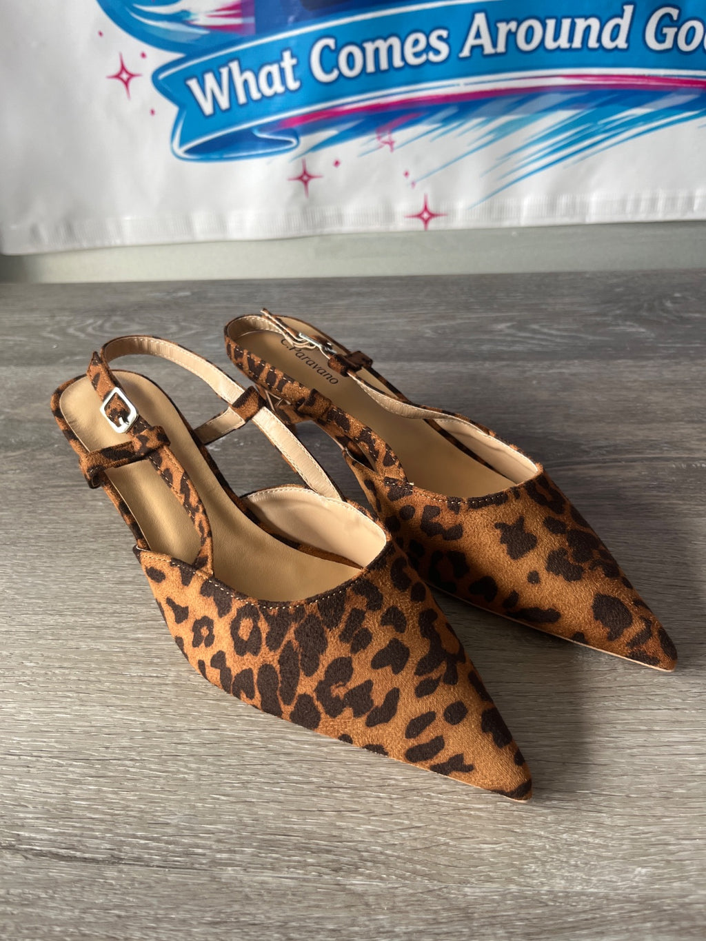 C Paravano Cheeta Heel (Size W9)