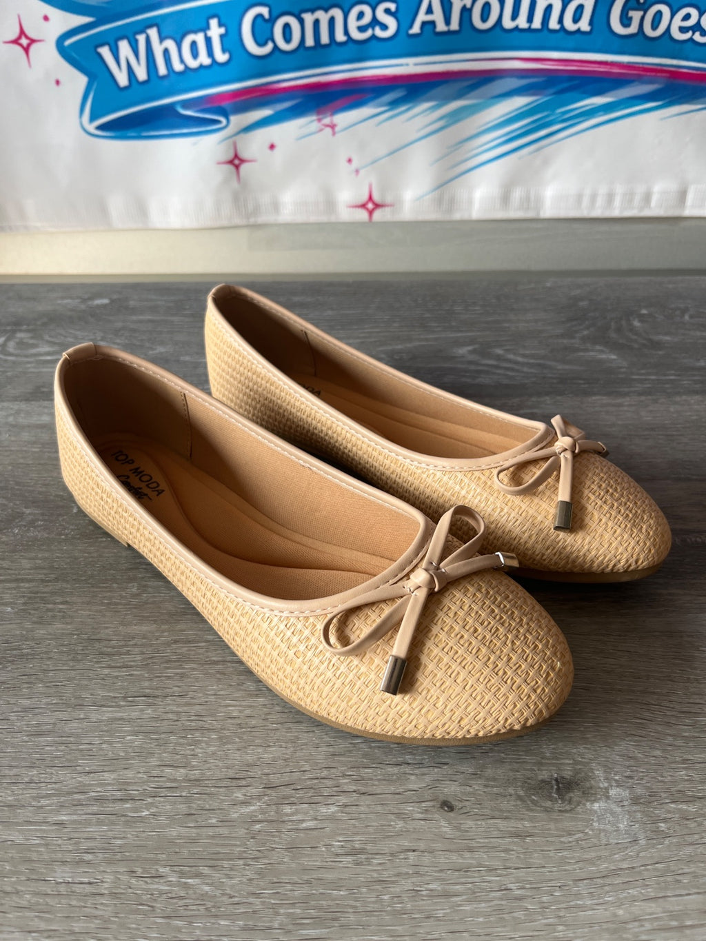 Top Moda Bonnie Flats (Size W10)