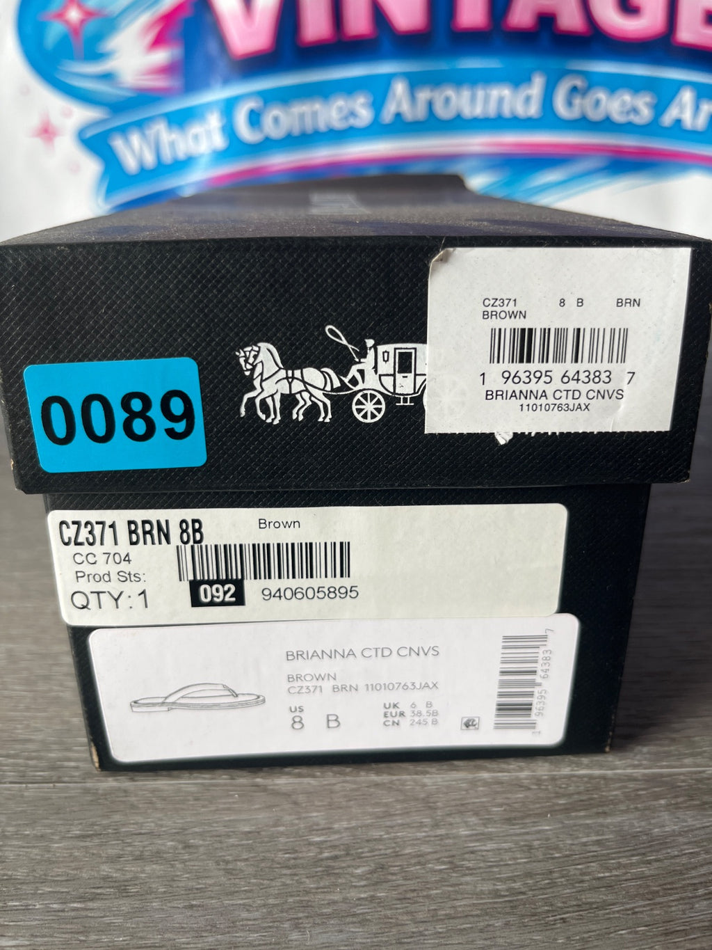 Coach Brianna CTD Sandals (Size W8)
