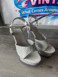 Sparkly Tall Pumps (Size W8.5)
