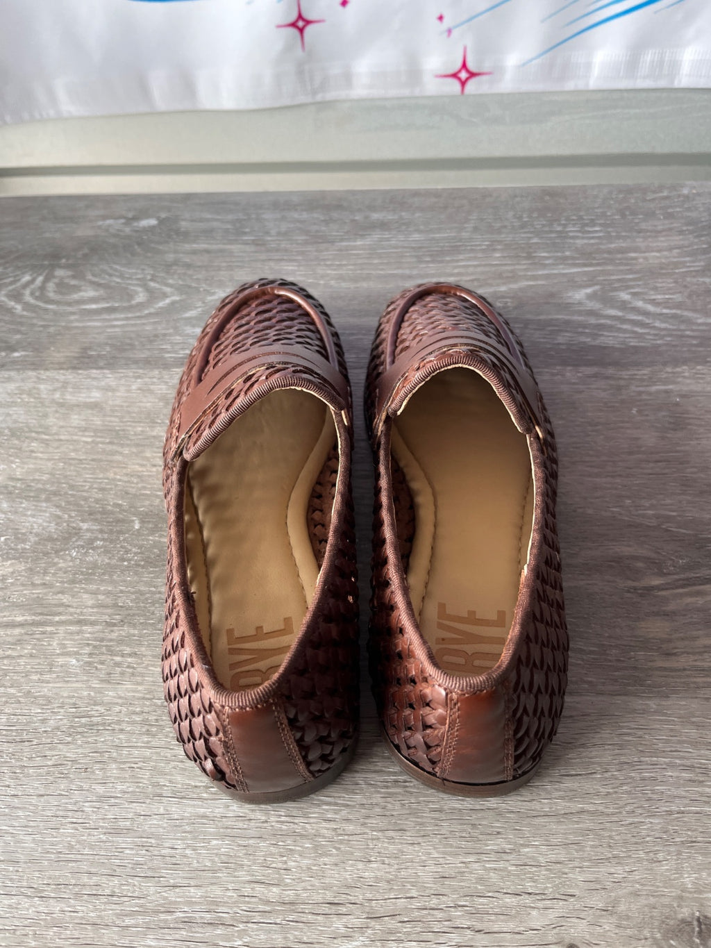 Frye Faith Woven Loafer (Size W8)