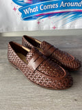 Frye Faith Woven Loafer (Size W8)