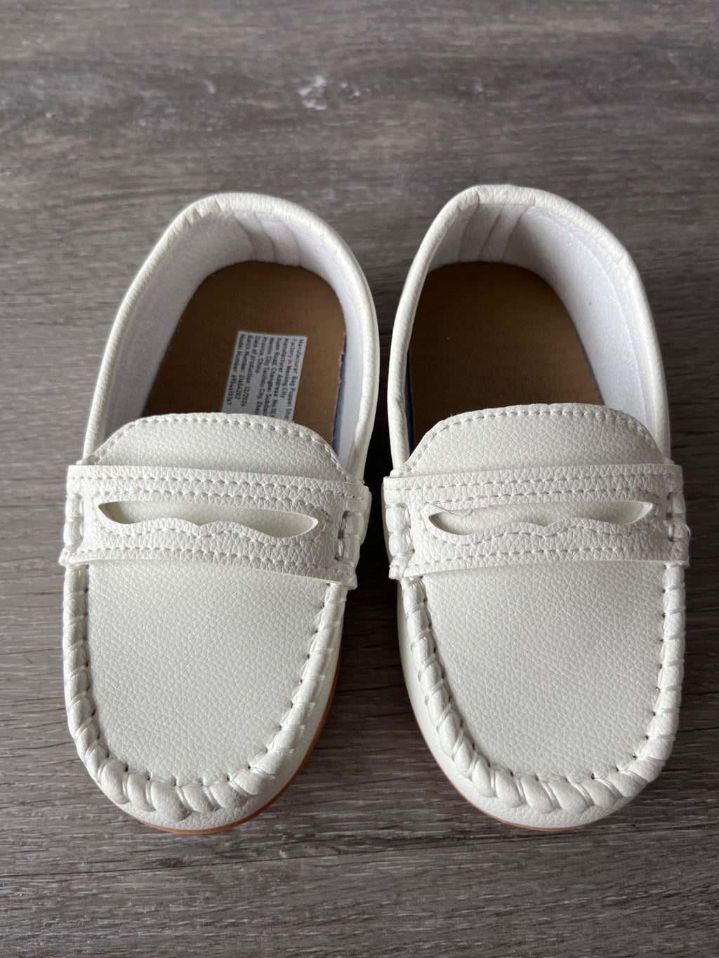 White Toddler Loafer (Size 8)