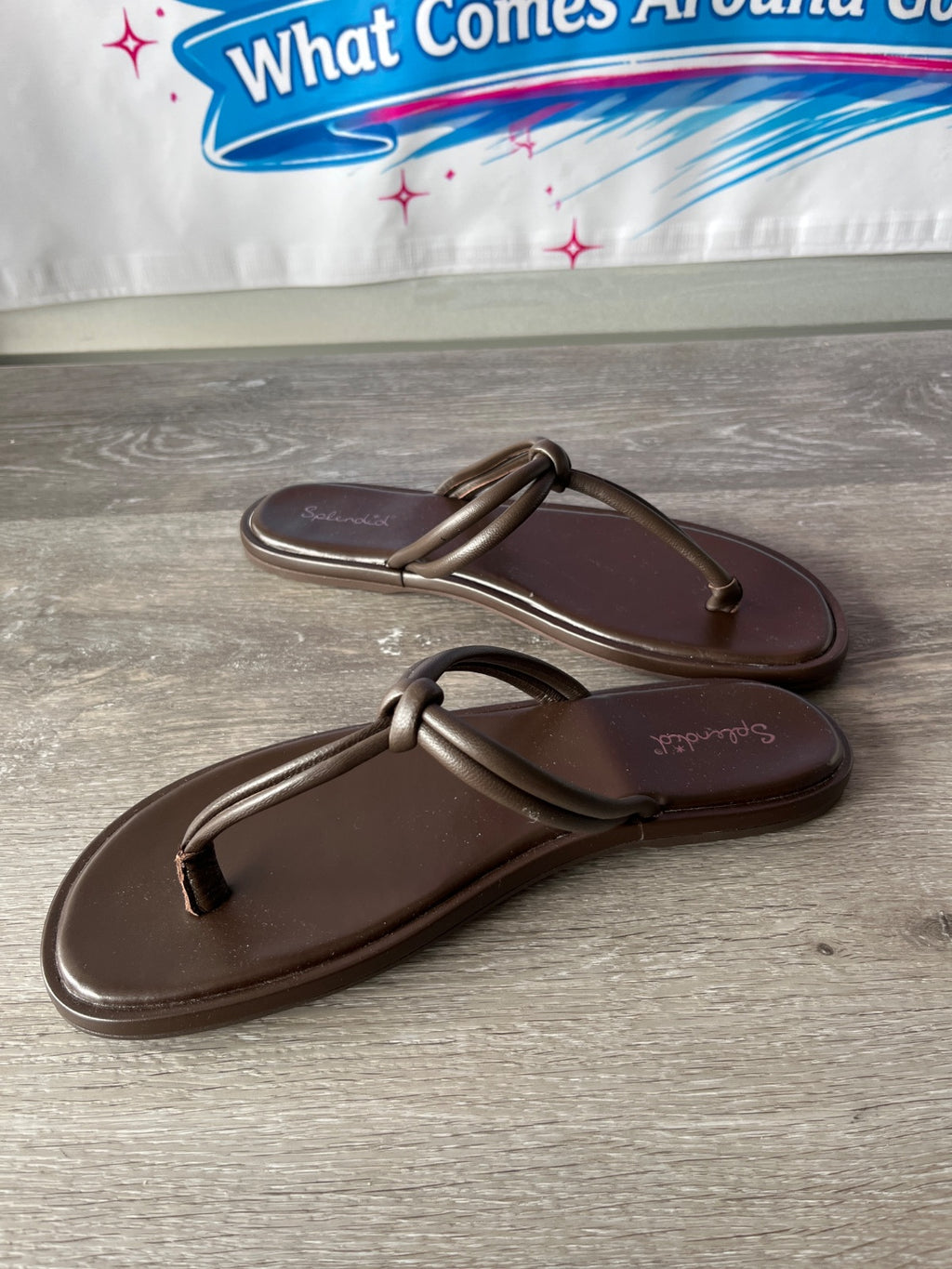 Evereve Fedora Sandal Slide (Size W10)