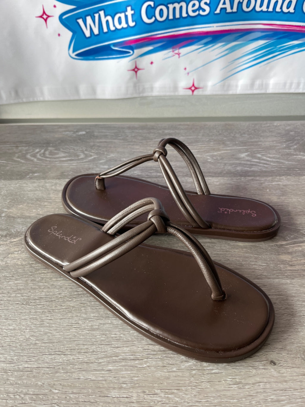 Evereve Fedora Sandal Slide (Size W10)