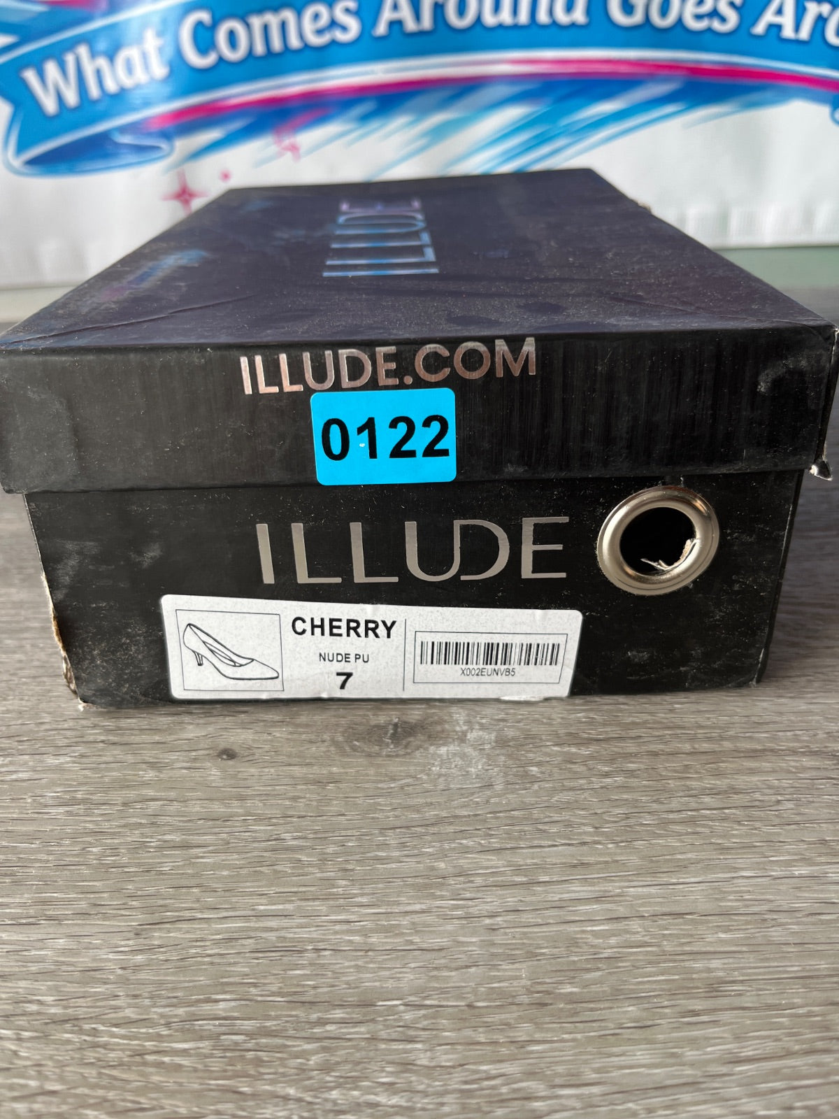 Illude Cherry Nude Heels (Size W7)