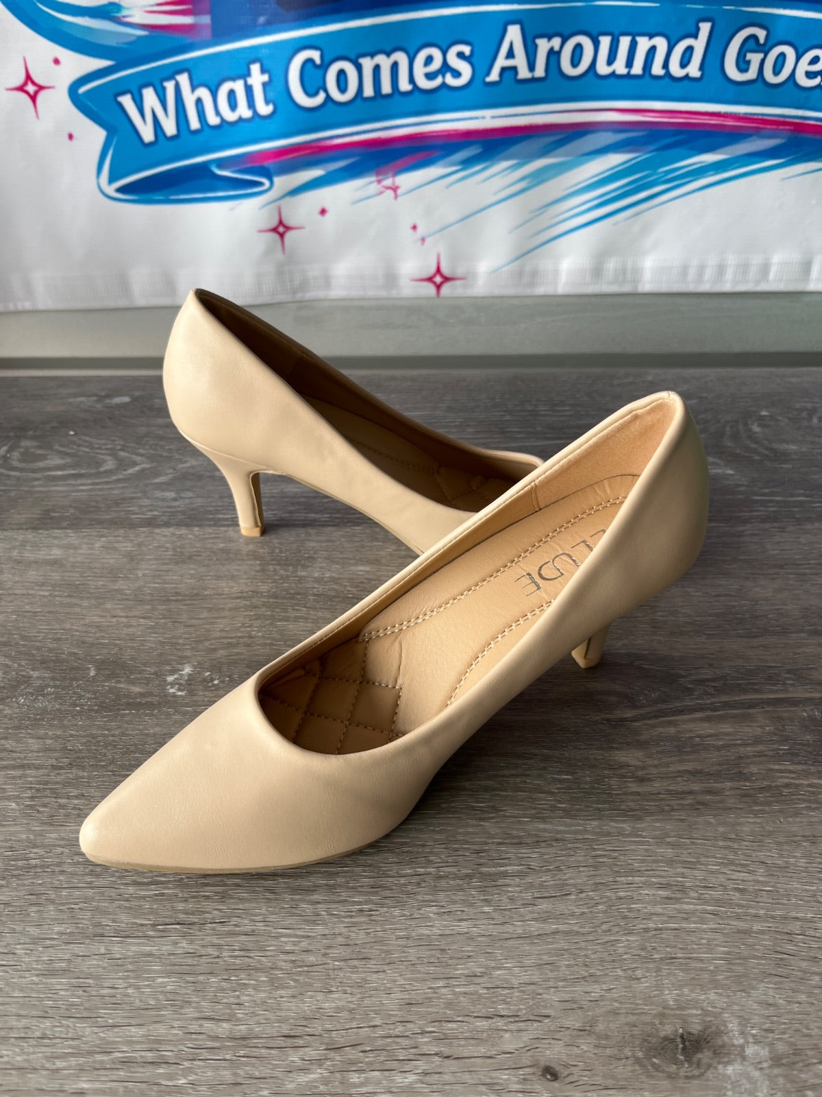 Illude Cherry Nude Heels (Size W7)