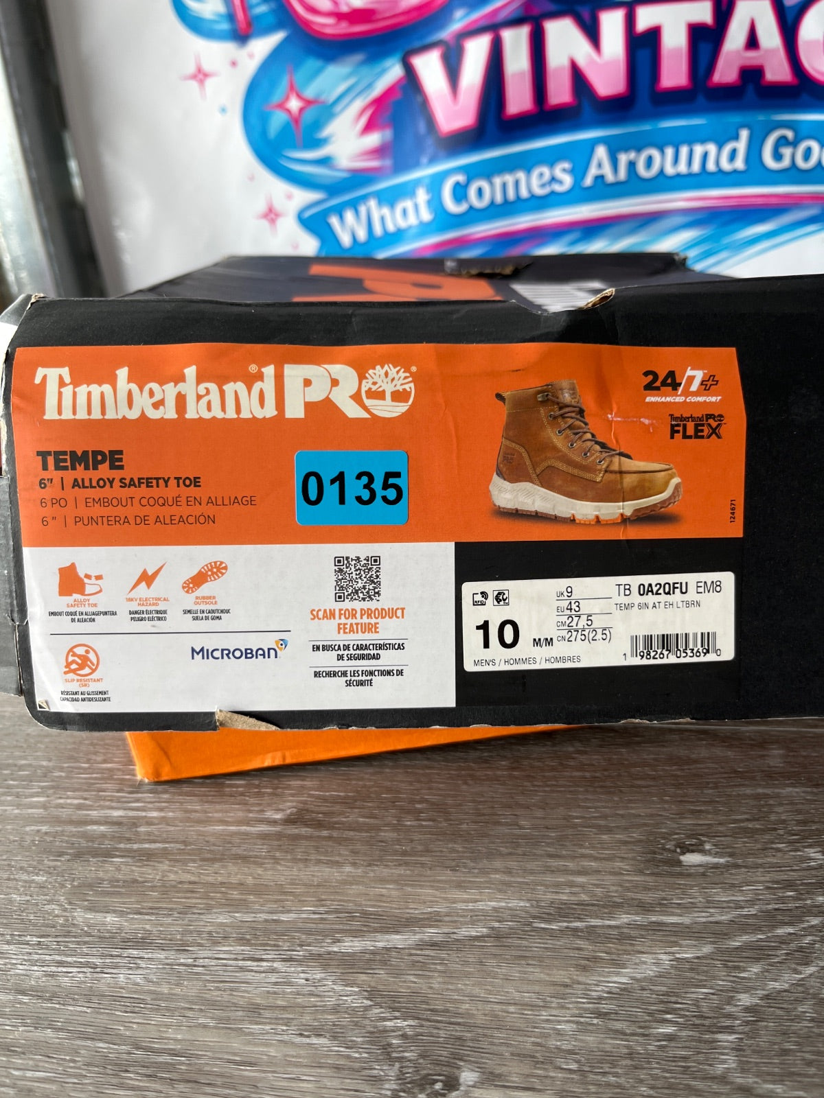 Timberland Tempe 6” Alloy Safety Toe (Size M10)