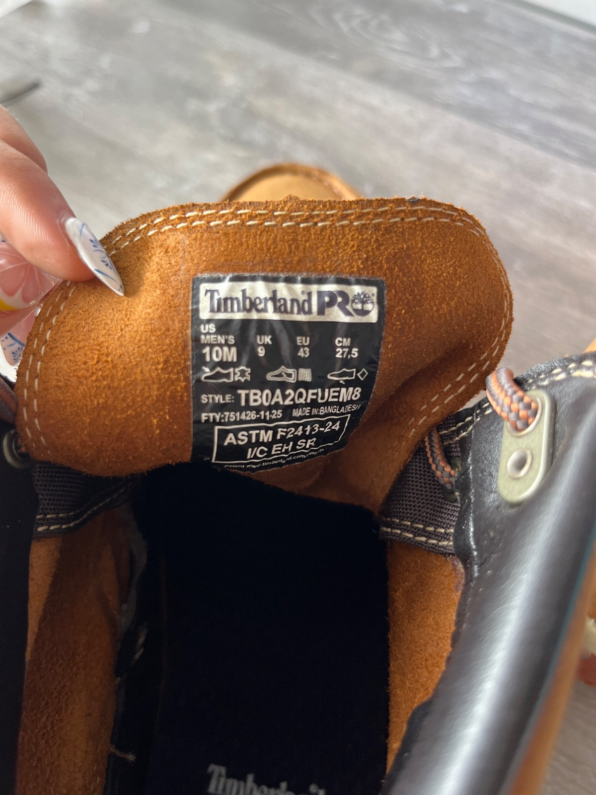Timberland Tempe 6” Alloy Safety Toe (Size M10)