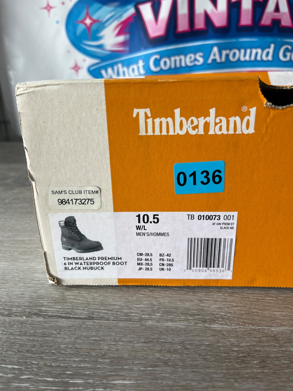 Timberland 6” Waterproof Boot (Size M10.5)