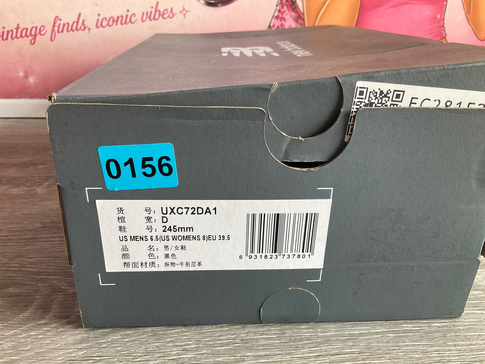 New Balance Black Moonbeam (Size W8 M6.5)