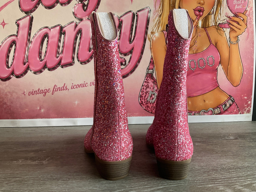 Motasha Girls Cowgirl Sequins Pink (Size 4K)