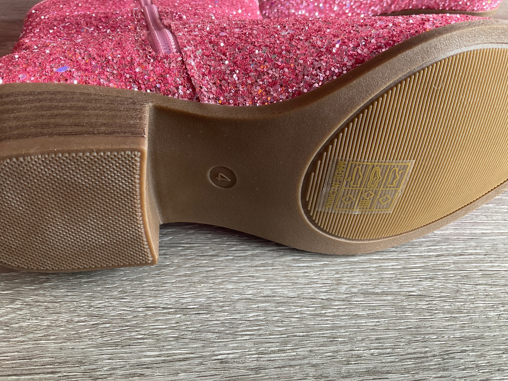 Motasha Girls Cowgirl Sequins Pink (Size 4K)
