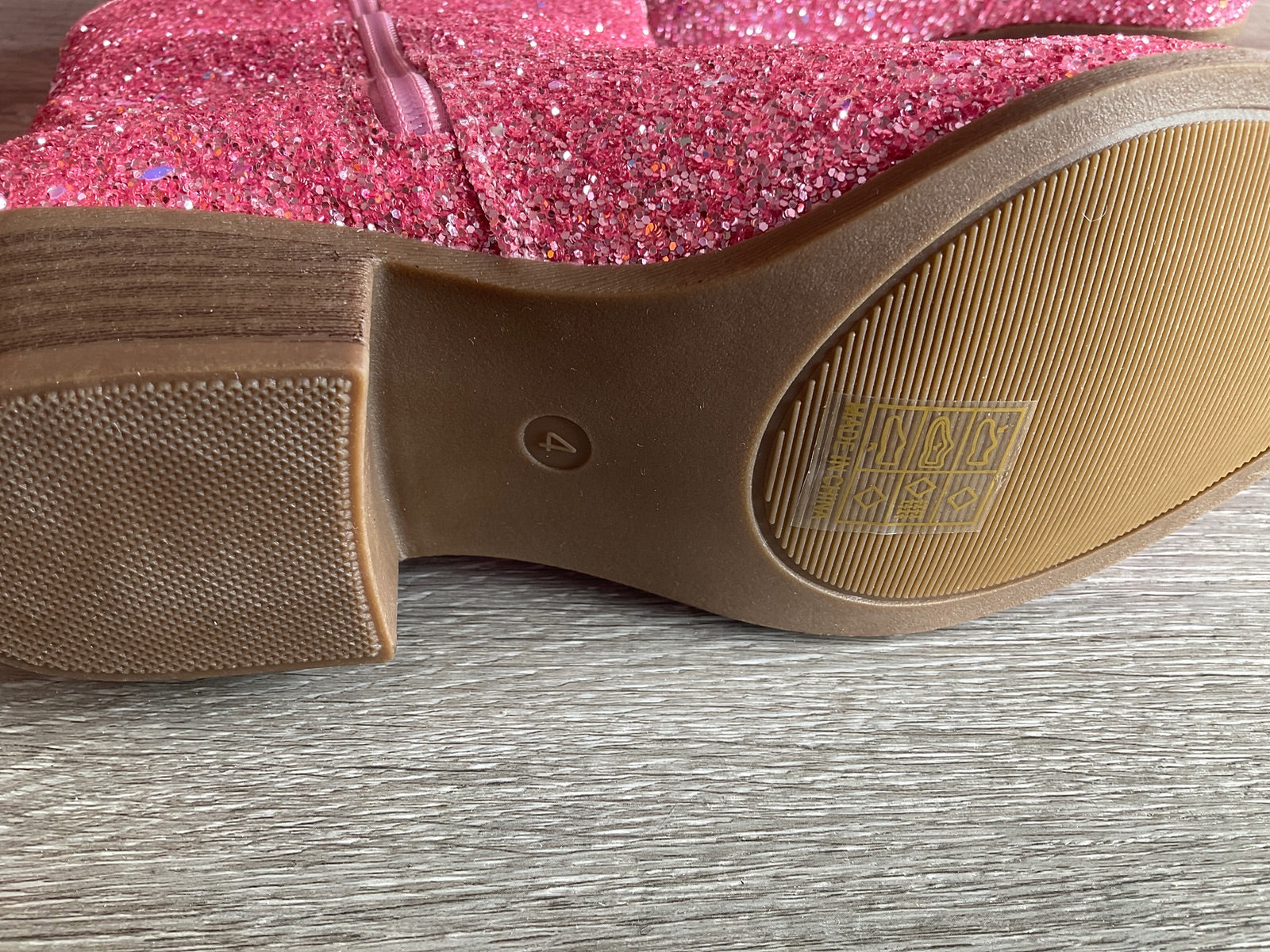 Motasha Girls Cowgirl Sequins Pink (Size 4K)