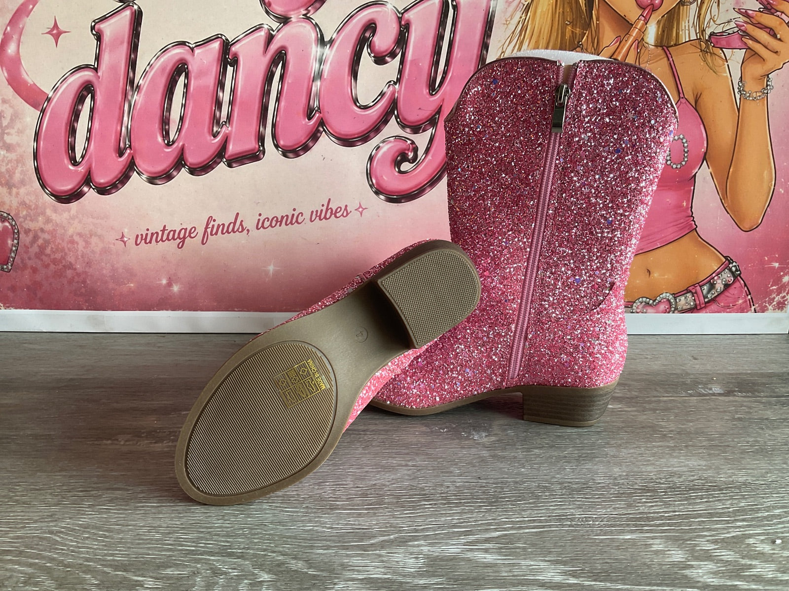 Motasha Girls Cowgirl Sequins Pink (Size 4K)