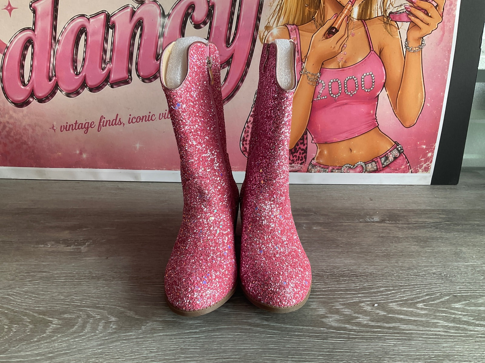 Motasha Girls Cowgirl Sequins Pink (Size 4K)