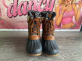 Aleader Brown Gray Winter Boot (Size W8)