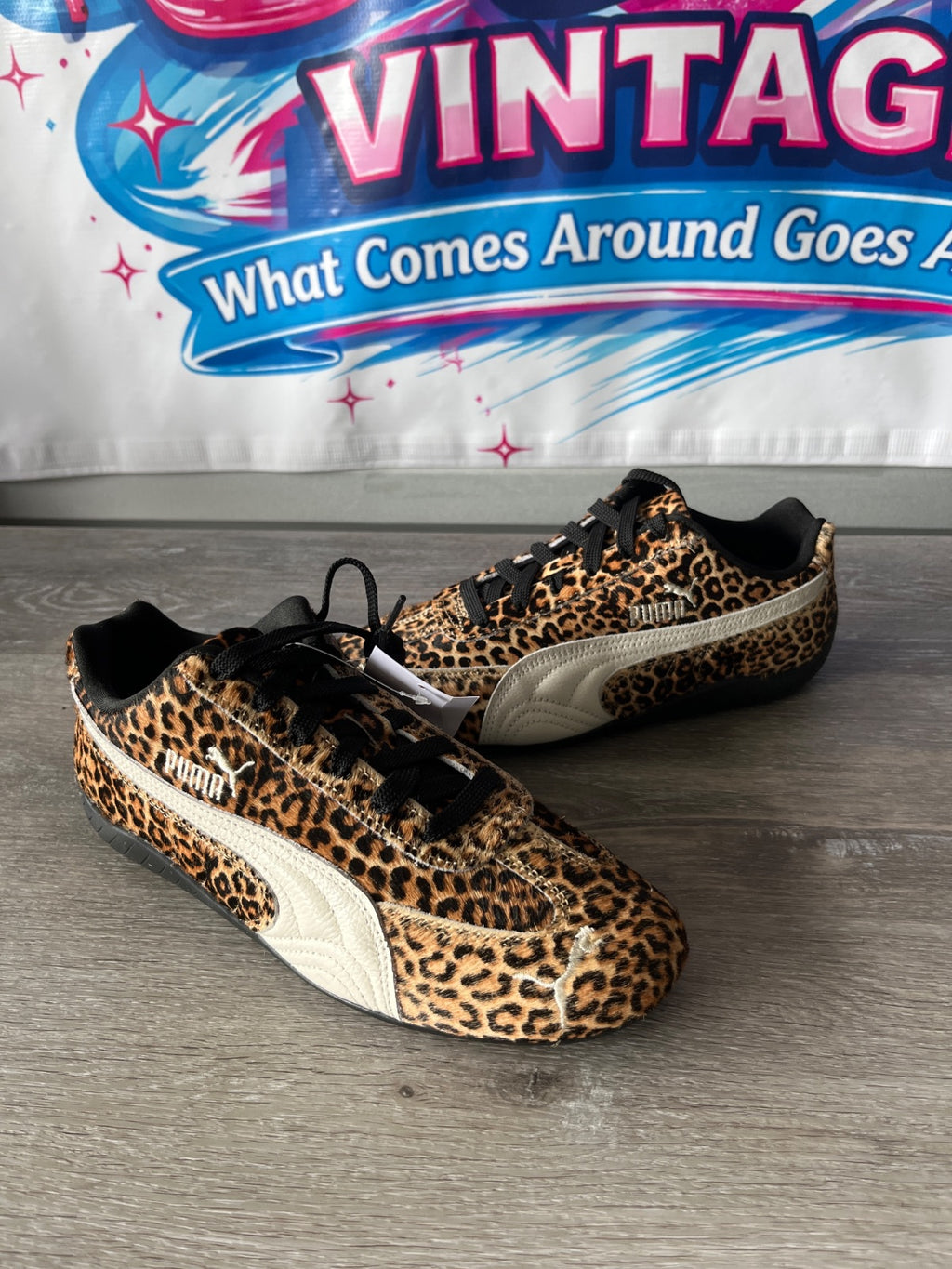 Puma Speedcat Leopard (Size W9)