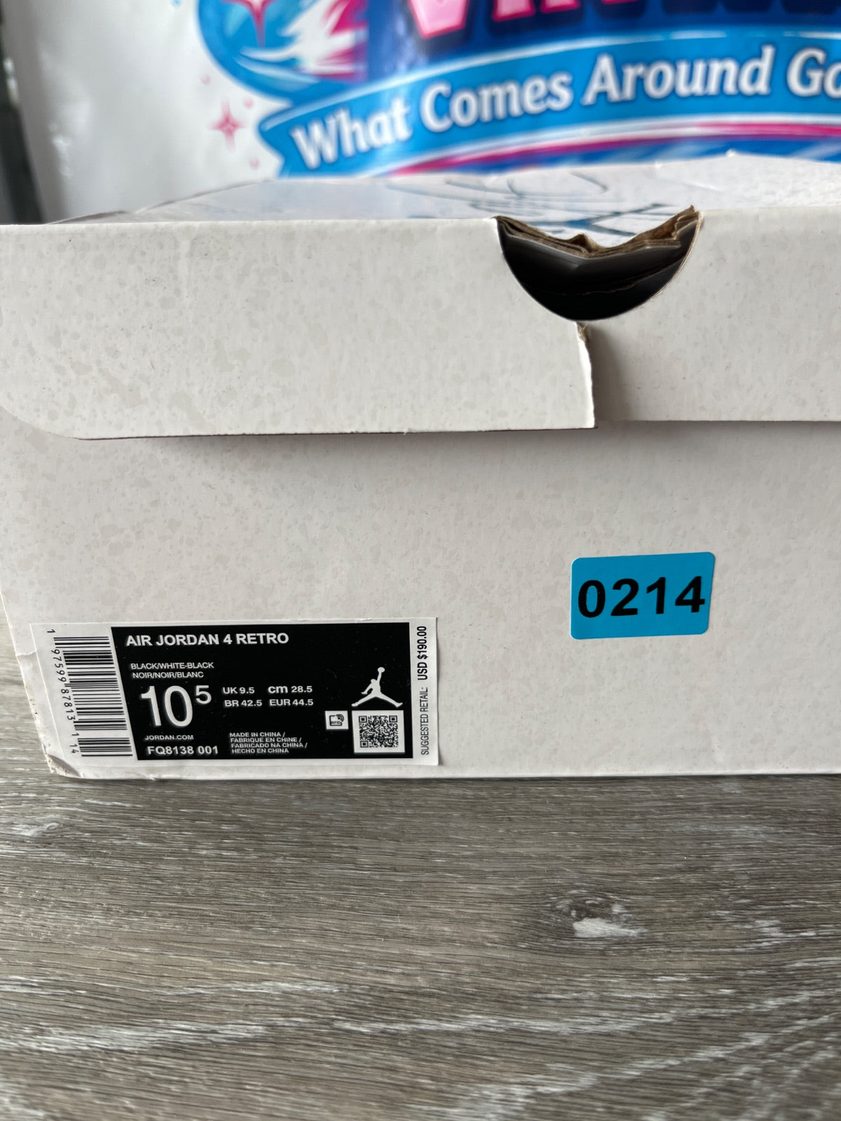Nike Air Jordan 4 Retro (Size 10.5)