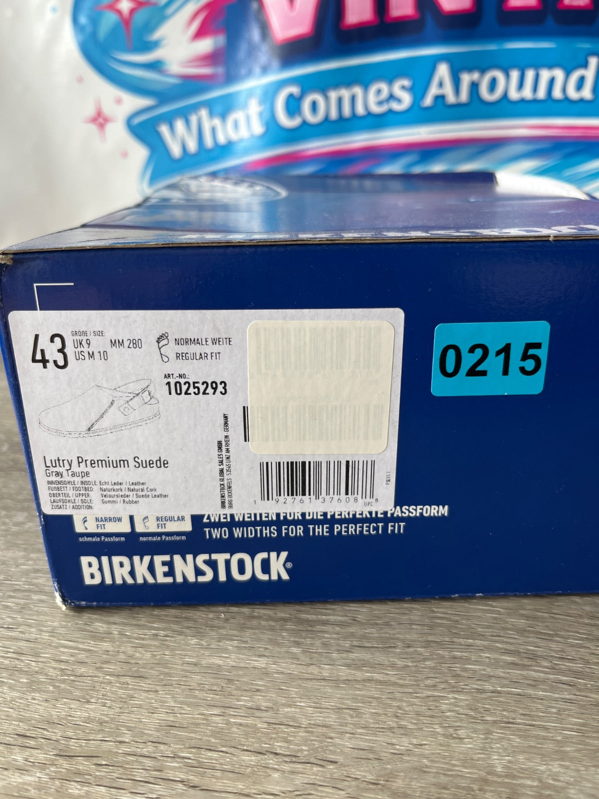 Birkenstock Lutry Premium Suede (Size M10)