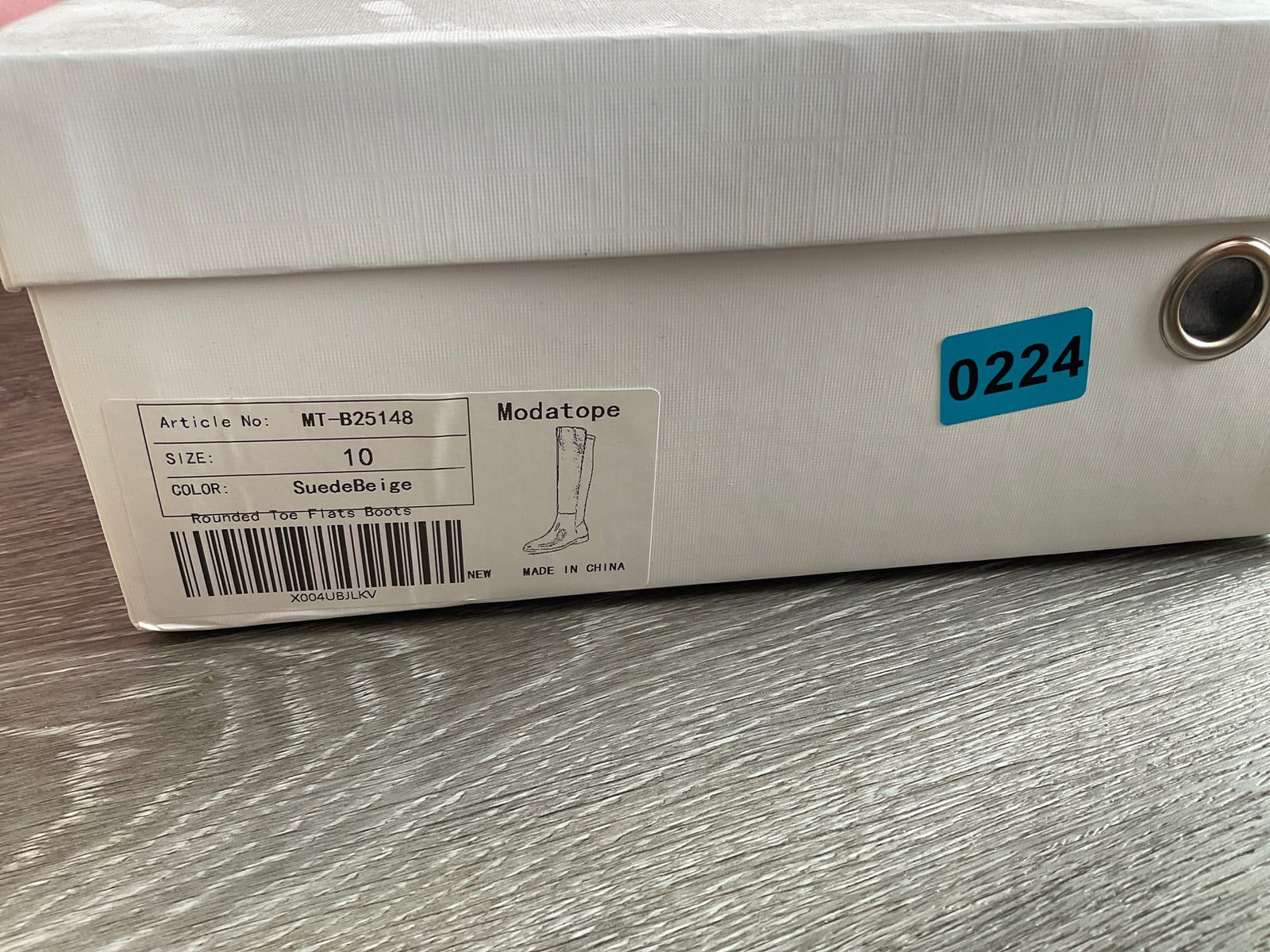 Modatope Rounded Toe Flats Boots (Size W10)