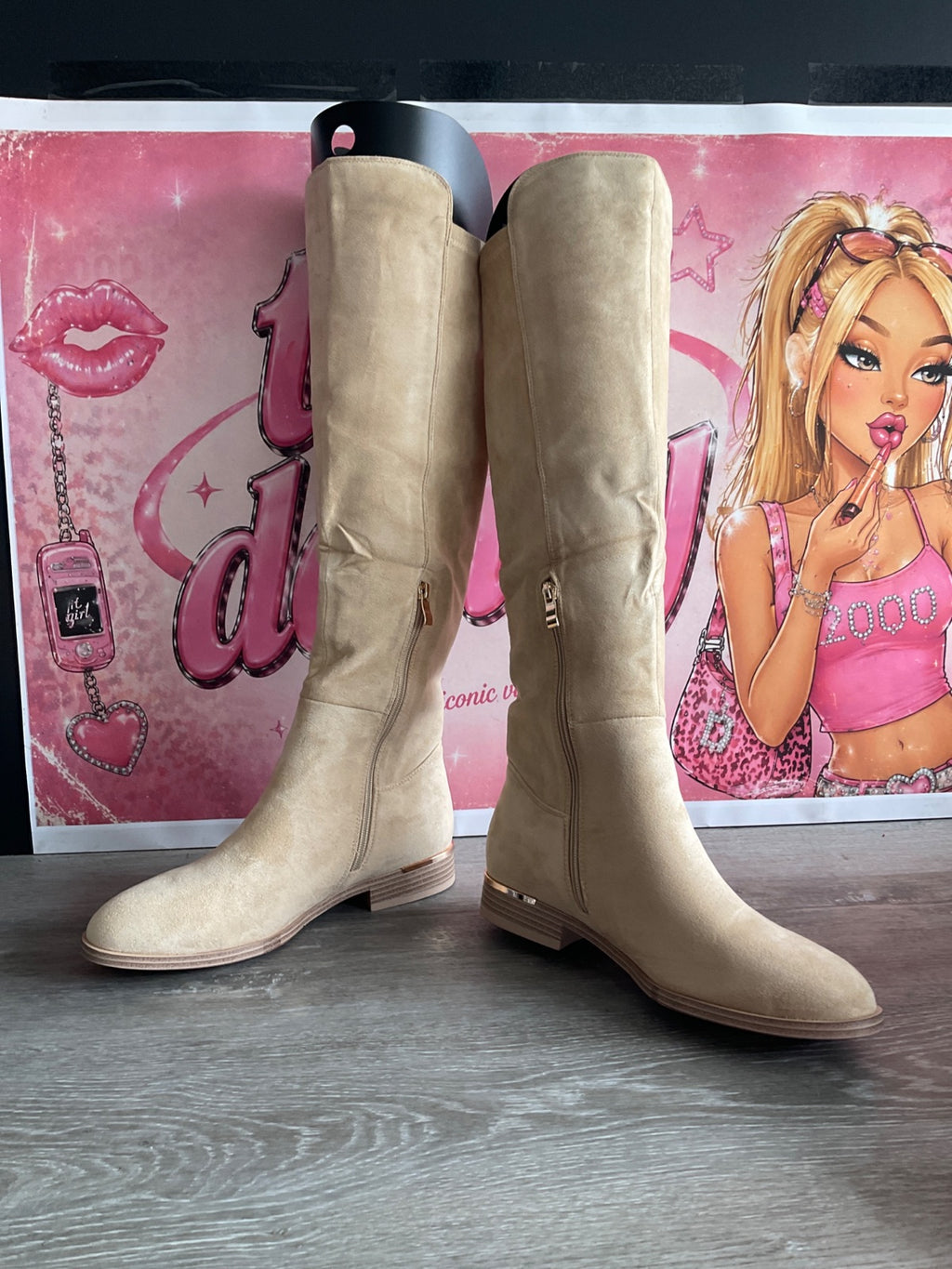 Modatope Rounded Toe Flats Boots (Size W10)